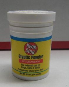 KWIK STOP STYPTIC POWDER WITH BENZOCAINE
