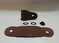 Alymeri permanent Anklets for Eagles and large owls made from Cowhide