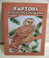 Raptors, Birds of Prey coloring book