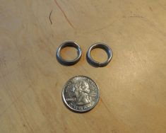 Split Rings, sold in pairs.