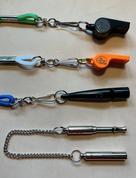 Acme Whistles four different styles all come with Lanyards