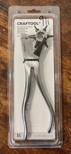 Rotary Leather Punch, Professional style heavy duty model