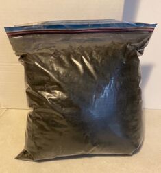 Charcoal ( 3 lb. bag) of granulated charcoal.